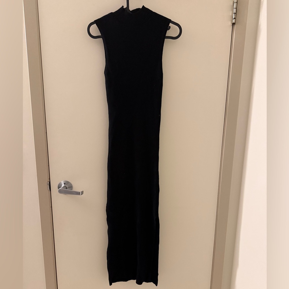 Dynamite black Ribbed Maxi Dress